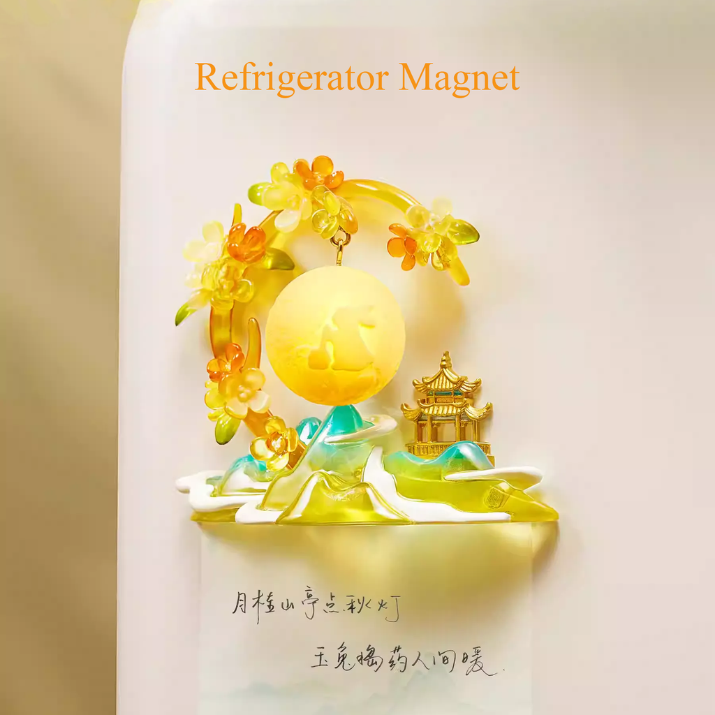 Luminous Moon Rabbit Mid-Autumn Festival Fridge Magnet