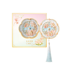 Load image into Gallery viewer, Blooming Lotus Water Motif Handheld Mirror / Compact Mirror